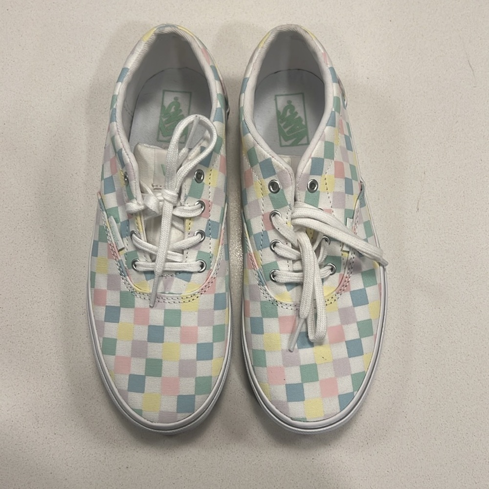 Vans Pastel Checkerboard Sneakers